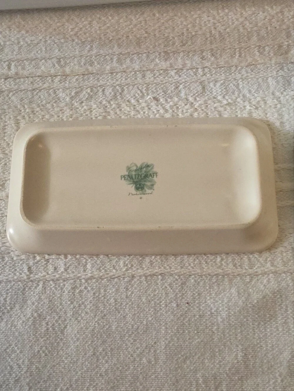 Vintage Pfaltzgraff Naturewood 1/4 lb Covered Butter Dish.